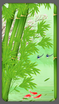 花鳥(niǎo)裝飾畫(huà)