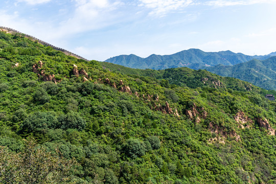 北京八达岭长城山脉