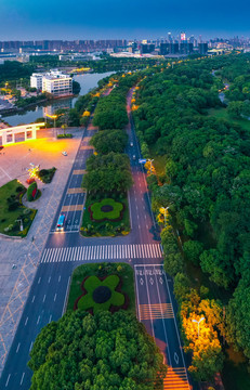 南昌市学府大道夜景