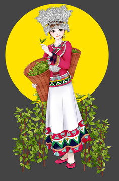 采茶女少數(shù)民族