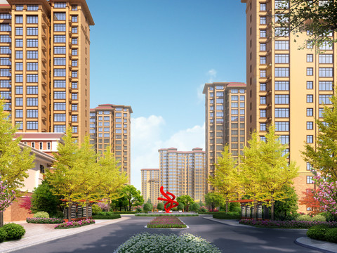 小區(qū)效果圖