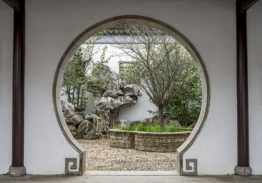 中式庭院景墙
