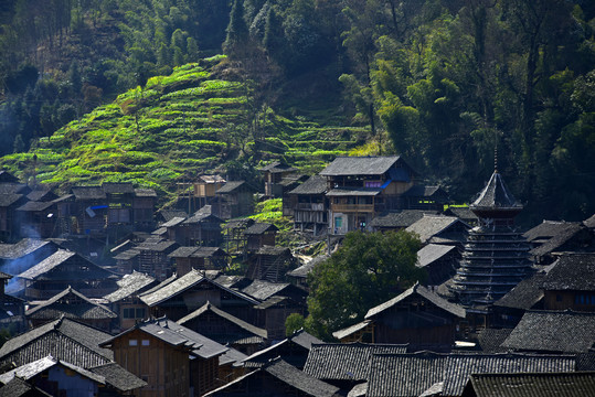 贵州黎平黄岗侗寨