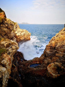 鹿嘴崖海浪