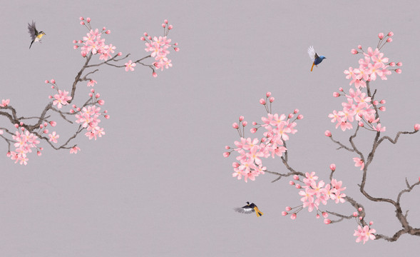 中式花鳥畫