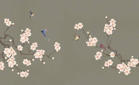 梅花裝飾畫