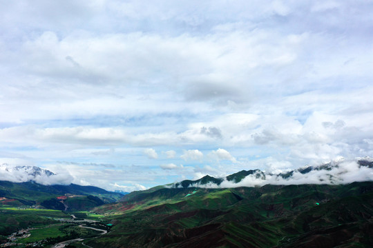 祁连山雪山