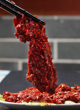 麻辣火鍋牛肉片