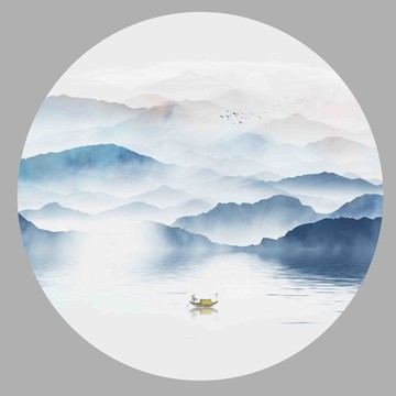 山水圖