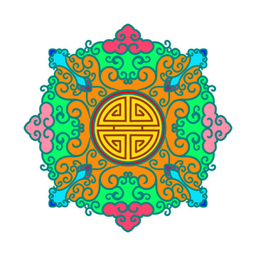 藏式彩繪圖案
