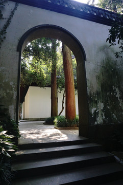 中式建筑门洞