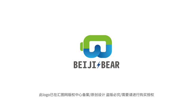 BJ字母logo