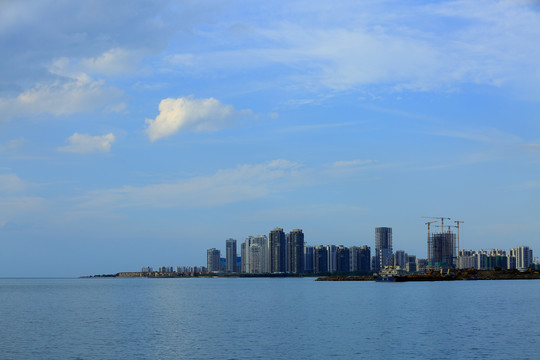 海口湾高楼大厦