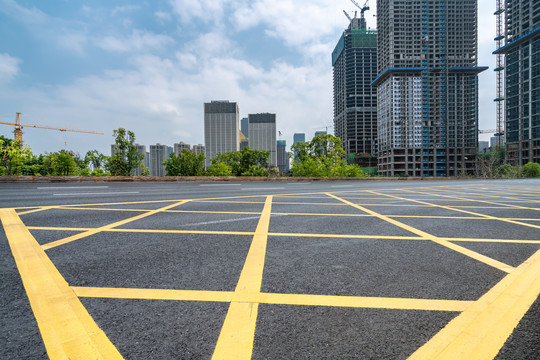 道路交通和现代建筑