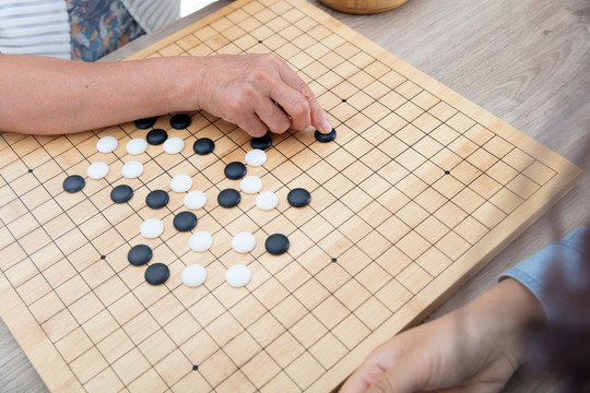 中国传统脑力游戏双人下围棋