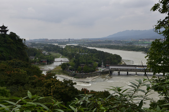 都江堰俯瞰