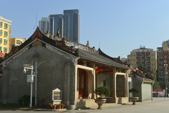 深圳下沙祖庙黄思铭公世祠