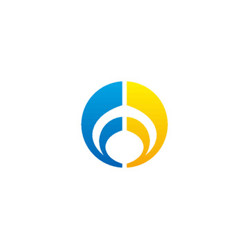 F字母對(duì)稱LOGO標(biāo)志設(shè)計(jì)