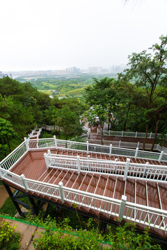 南宁青秀山景区盘山阶梯