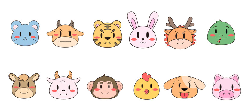 12生肖頭像