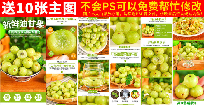 油甘果余甘果詳情頁