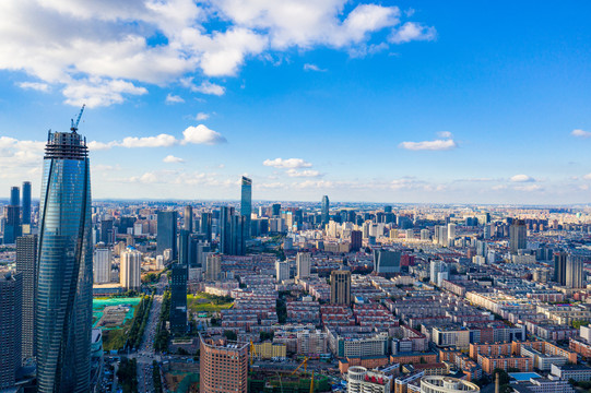 沈阳地标建筑城市风景