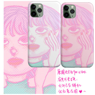 托臉小女孩手機殼