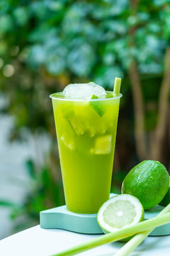 香茅柠檬绿茶