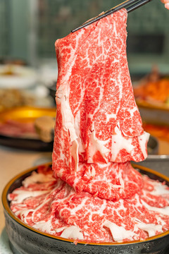 雪花牛肉