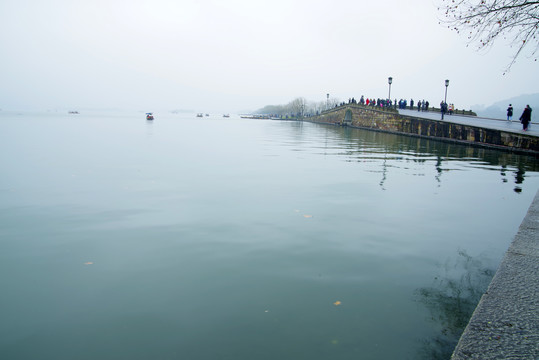 浙江杭州西湖自然风光