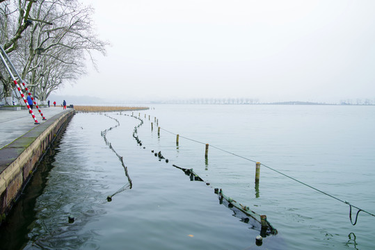 杭州西湖冬季美景