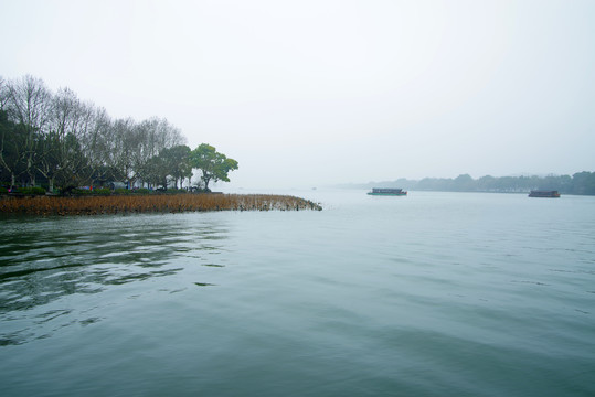 杭州西湖冬季美景