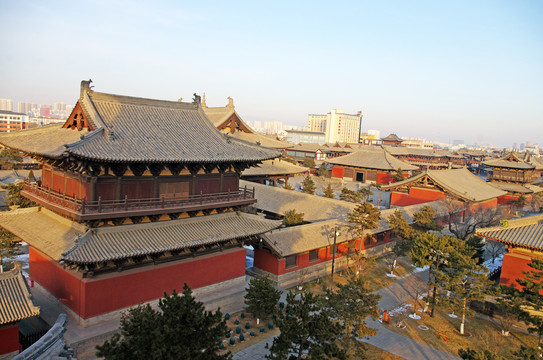 山西大同华严寺古建筑群