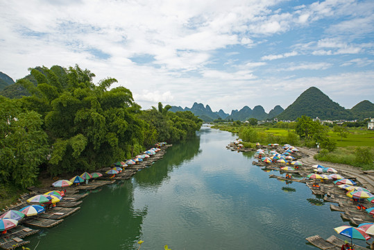 桂林遇龙河风景