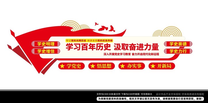 學(xué)黨史文化墻