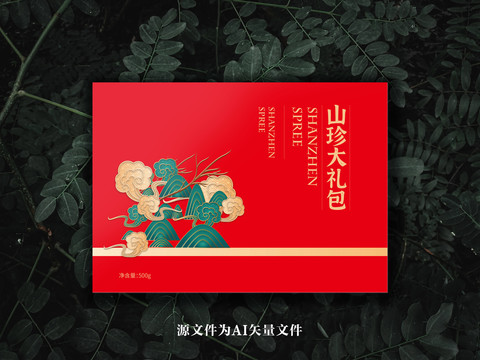 山珍大禮包特產包裝禮盒