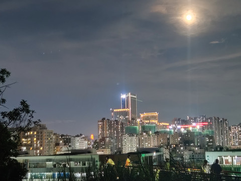 城市夜空