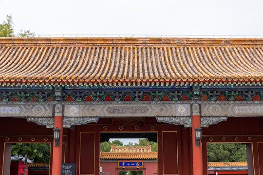 北京故宫阙右门