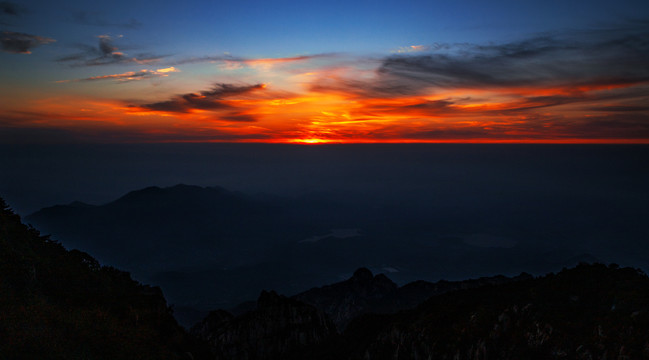 山东泰山日出