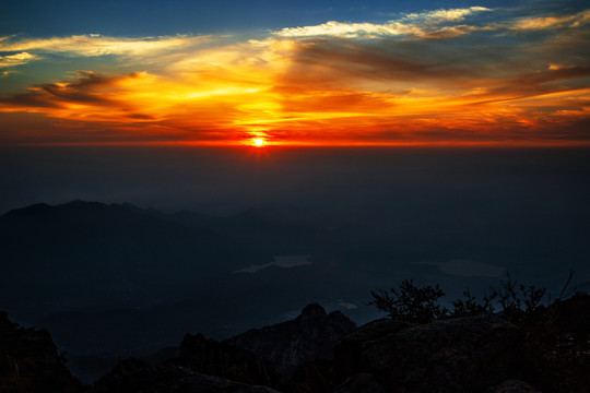 山东泰山日出