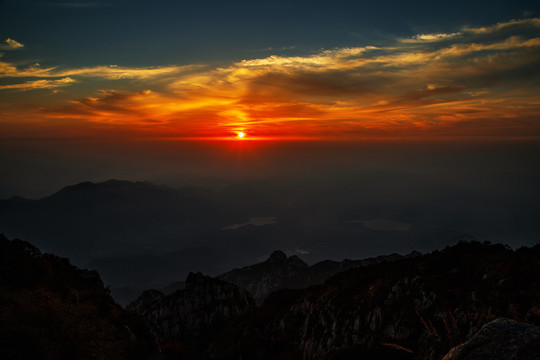 山东泰山日出