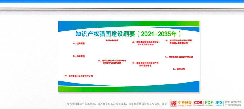知識產(chǎn)權(quán)強(qiáng)國建設(shè)綱要
