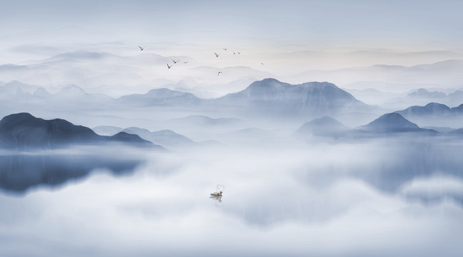 意境山水畫