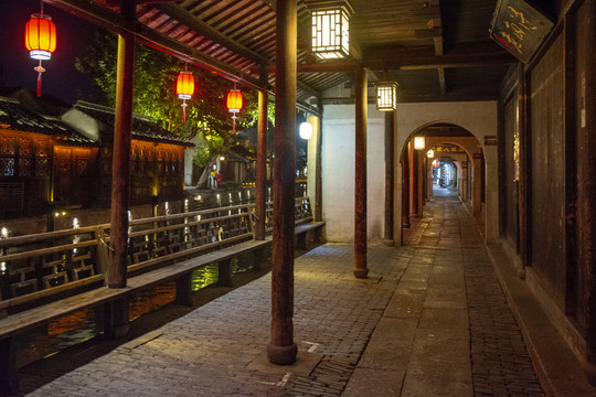 南潯古鎮夜景
