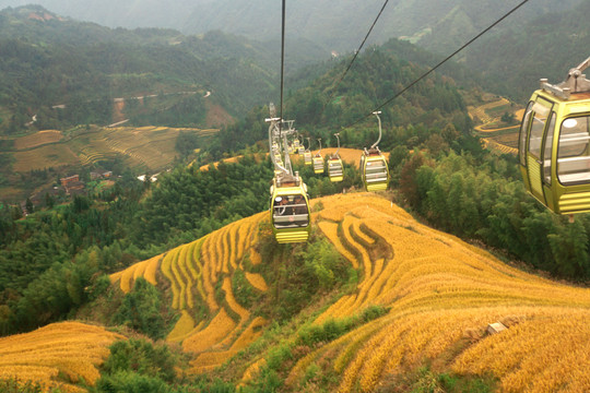 龙脊景区缆车