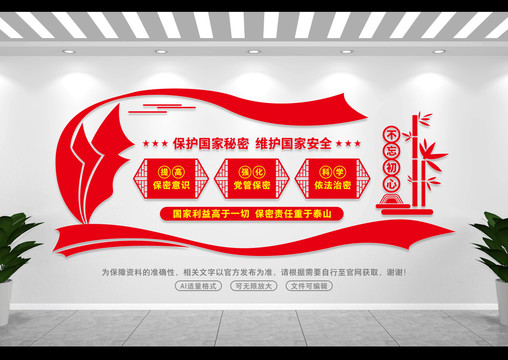 保密文化墻