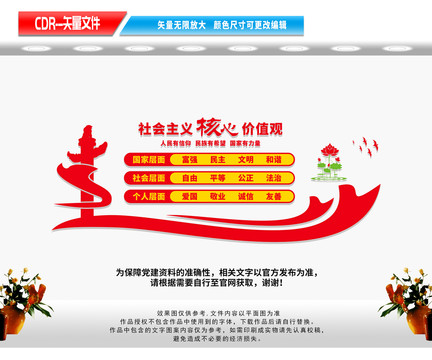 核心價(jià)值觀文化墻