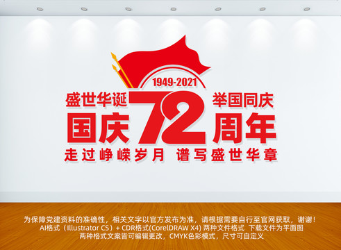 國慶72周年