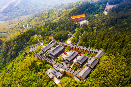 九宫山无量禅寺全景