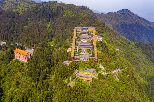 九宫山无量禅寺全景